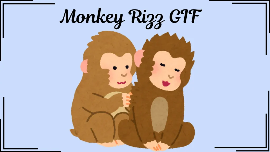 Monkey Rizz GIF 