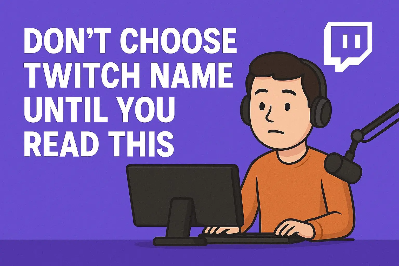 Don’t Choose a Twitch Name Until You Read This
