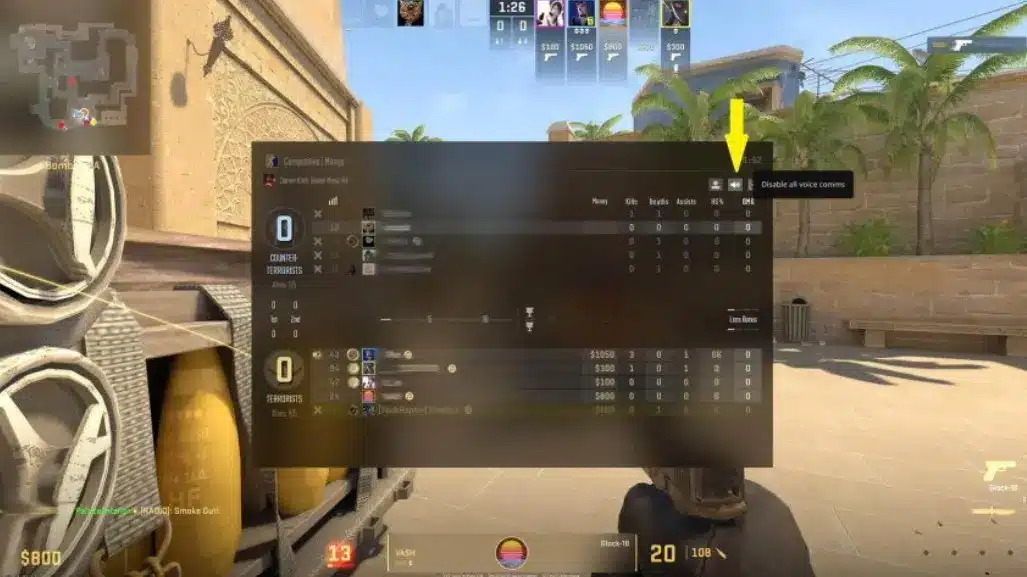 How to Mute People in CS2
