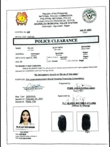 Unlocking the Gate: The Thrill of Getting a Police Clearance in the Philippines