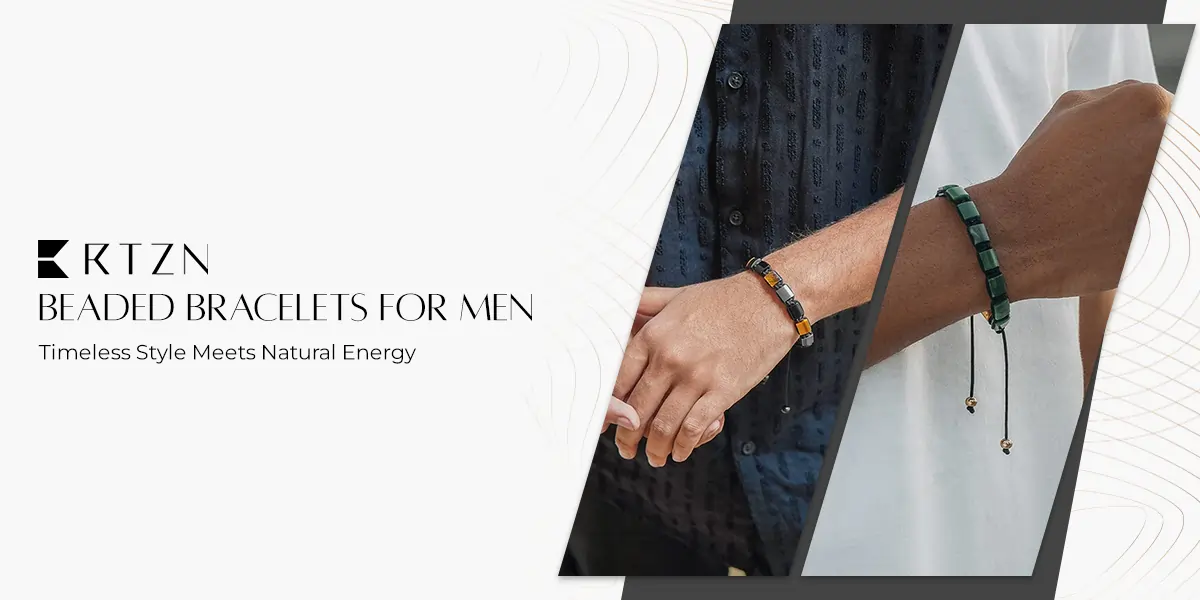 RTZN Beaded Bracelets for Men: Timeless Style Meets Natural Energy