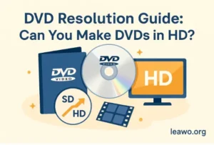 DVD Resolution Guide Can You Make DVDs in HD