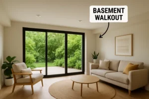 Elevate Your Home's Appeal with a Stylish Basement Walkout