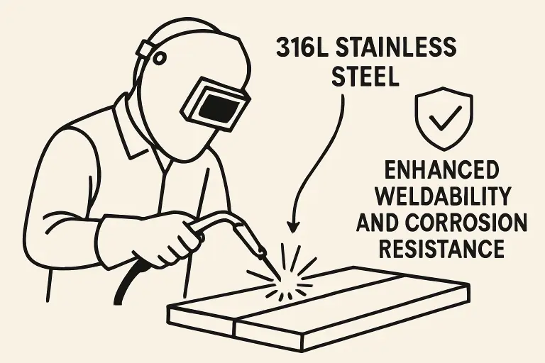 Weldability of 316L Stainless Steel Why the Low-Carbon Variant Matters